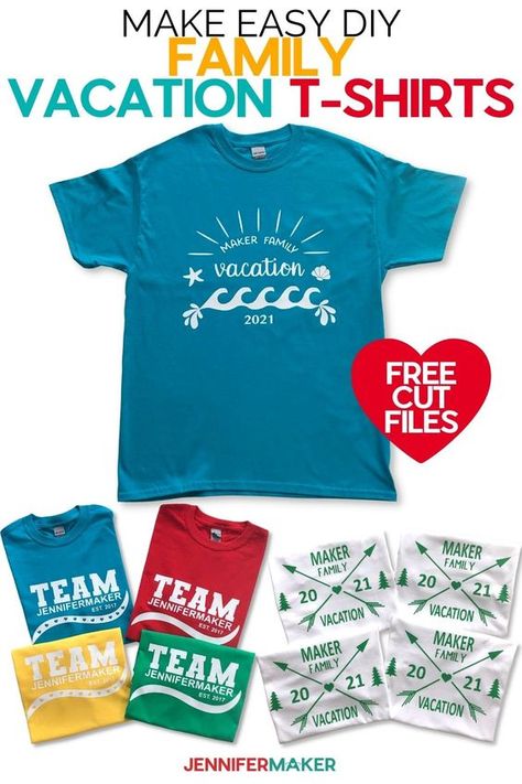 Vacation t-shirt design Family Team Shirts, Vacation Shirts Beach, Funny Vacation Shirts, Team Shirt Designs, T Shirt Print Design, Jennifer Maker, Family Vacation Tshirts, Emergency Binder, Universal Shirts