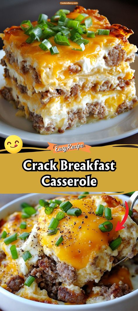 Start your morning with Crack Breakfast Casserole, loaded with eggs, cheese, bacon, and hash browns. Named for its addictive quality, this casserole is perfect for holiday mornings or brunch gatherings, ensuring everyone starts the day with a satisfying meal. #BreakfastCasserole #HeartyBreakfast #BrunchIdeas Has Brown Casserole Breakfast Bacon, Breakfast Tortilla Casserole, Breakfast Casserole No Hashbrowns, Hearty Brunch Ideas, Breadless Breakfast Casserole, Breakfast Casserole Without Hashbrowns, Hash Brown Patty Breakfast Casserole, Breakfast Casserole With Pancake Batter, Small Breakfast Casserole For Two