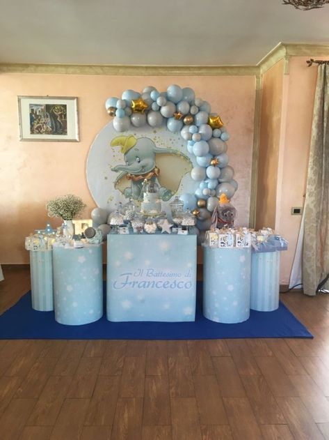 Dumbo Theme Birthday Party, Dumbo Theme Party, Dumbo Decorations, Dumbo Baby Shower Ideas, Dumbo Party Ideas, Dumbo Baby Shower Theme, Boho Rainbow Birthday Party, Dumbo Birthday Party, Luxury Baby Shower