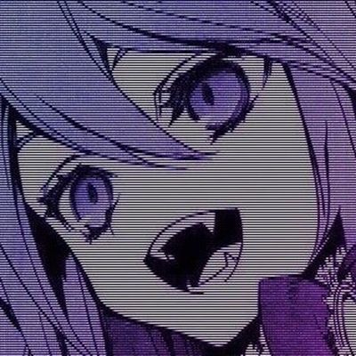 Dark Purple Anime Pfp, Purple Hair Pfp Anime, Purple Matching Icons, Purple Anime Characters, Purple Discord Pfp, Purple Anime Icon, Purple Avatar, Handy Aesthetic, Purple Anime Aesthetic