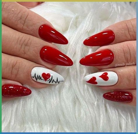 Valentines Nail Art Designs, Christmas Gel, Elegant Nail, Valentine Nail Art, February Nails, Fall Nail Art Designs, Nude Nail Designs, Nail Designs Valentines, Makijaż Smokey Eye