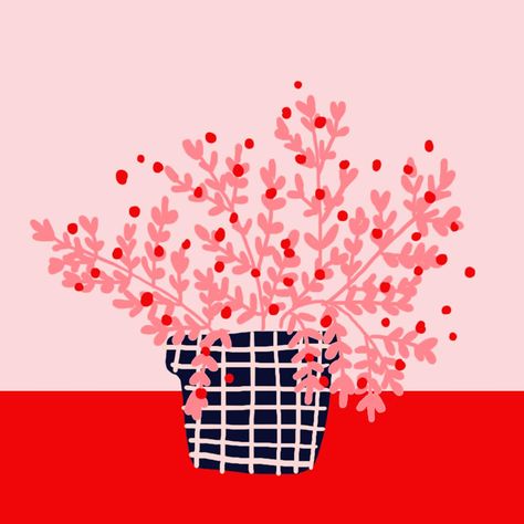 A Designer’s Calming Illustrations of Daily Life’s Small Pleasures - Creators Jennifer Bouron, Small Illustrations, Pink Illustration, Small Pleasures, Posca Art, Love Illustration, Pink Art, Floral Illustrations, Illustration Inspiration