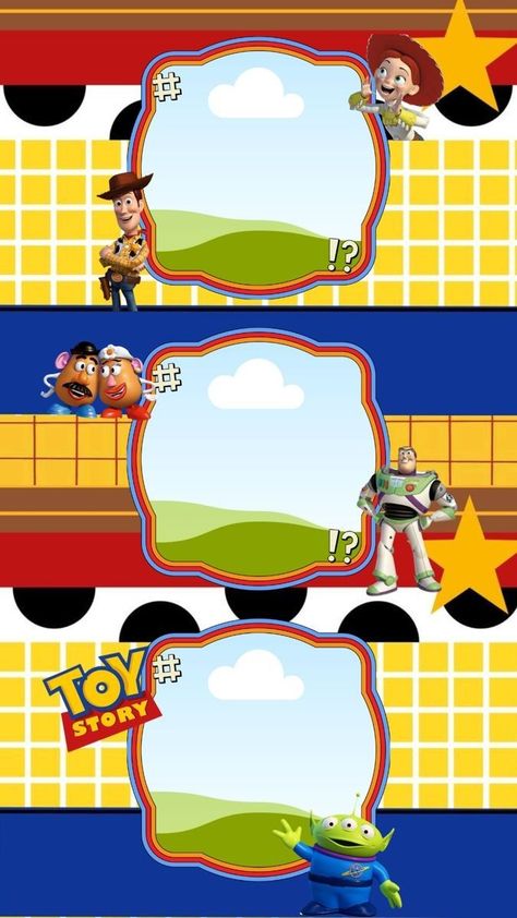 photostrip toy story ( foto punya kak abellll )  cuma mau ngasih tau frame nya set:nAEv26mEU9M miricanvas #canvacuteelement #canvafont #canvaindonesia #canvatemplatedesign #canvaolympus🔗 Photostrip Aesthetic, Photostrip Template Png, Bingkai Canva, Toy Story Background, Ig Kelas Aesthetic, Photostrip Template, Photostrip Design, Frame Edit Aesthetic, Photo Strip Template