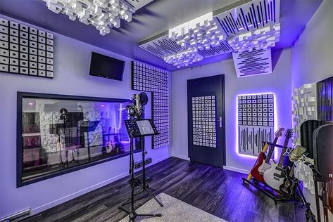 Studio Music Room, Home Recording Studio Setup, Recording Studio Setup, Sound Room, Recording Studio Design, Recording Studio Home, Home Studio Setup, Music Studio Room, Deco Studio