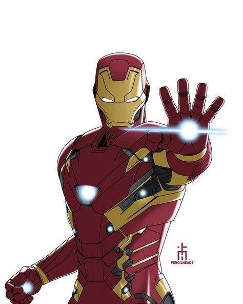 Marvel Iron Man Drawing, Iron Man Art Draw, Iron Man Drawing Easy, Iron Man Dibujo, Ironman Poster, Ironman Drawing, Iron Man Comic Art, Iron Man Hand, Iron Man Drawing