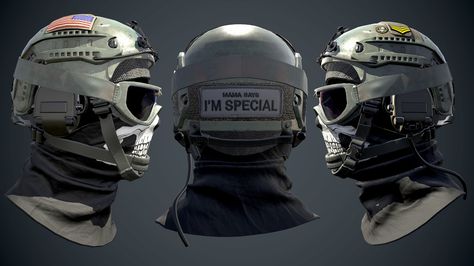 ArtStation - Military Headgear Equipment, Dachi Gog Military Headgear, Near Future, Tactical Gear, Soldier