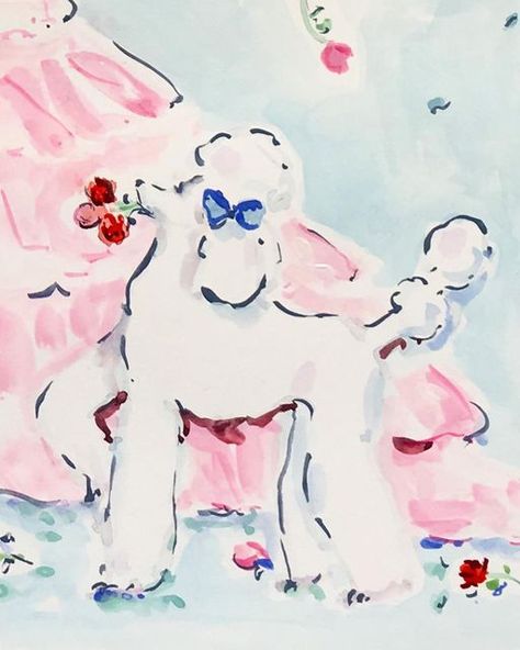 Susannah Garrod, French Poodles, Animal Portraits, Watercolor Sketchbook, Sketchbook Art, Artistic Expression, Embroidery Ideas, Art References, Art Sketchbook