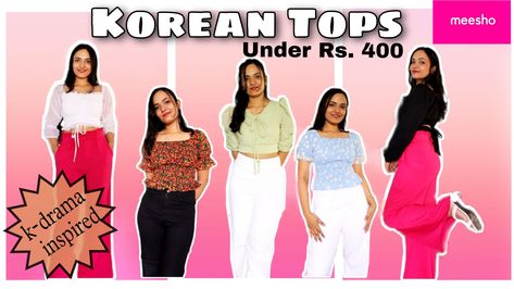 Crop tops under Rs. 400 from Meesho Meesho Tops, Korean Tops, Hi Guys, K Drama, Kdrama, Stuff To Buy, To Share, Drama, Crop Tops