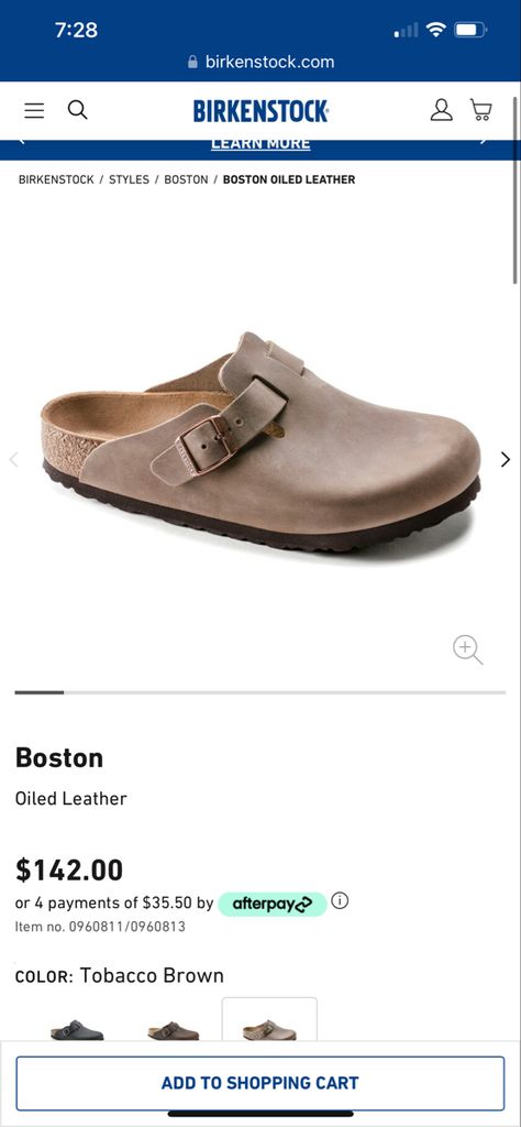 Brown Birkenstock, Birkenstock Styles, Boston Clog, Birkenstock Boston, Clogs Shoes, Nubuck Leather, Signature Style, Fashion Store, All Fashion