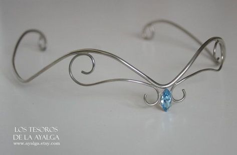 Elven Tiara Diy, Wire Elf Crown Diy, Fairy Tiara Diy, Wire Circlet, Elvish Tiara, Wire Tiara, Tiara Handmade, Tiara Diy, Elf Tiara