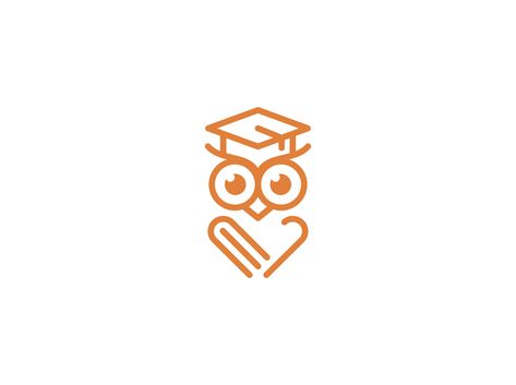 owl education logo design by kumastd Learning Logo Design, Dog Logo Design, Education Logo Design, Academy Logo, Learning Logo, Owl Logo, Book Logo, Education Logo, Dog Logo