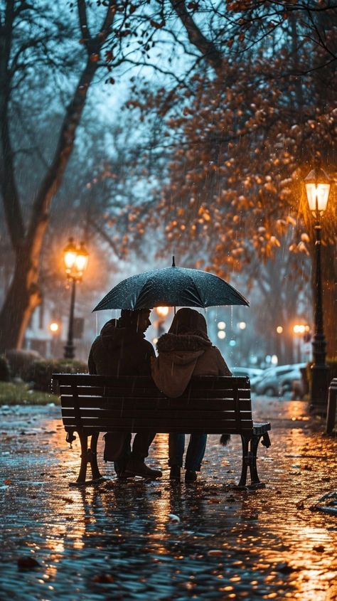 Rain Photography Couple, Holding Hands In The Rain, Rainy Day Photography, Sewing Aesthetic, Camera Wallpaper, Iphone Wallpaper For Guys, Cartoon Love Photo, Moon Poster, Photo To Cartoon