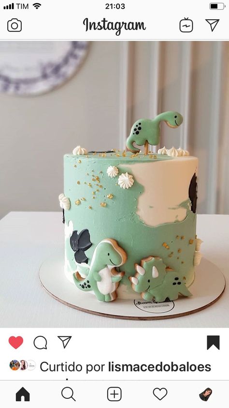 First Birthday Cake Dinosaur, Modern Dinosaur Cake, Dino 1st Birthday Cake, First Birthday Dinosaur Cake, Dinosaur First Birthday Cake, Cute Dino Cake, Dinosaur Baby Shower Cake, Baby Dinosaur Cake, Birthday Cake Dinosaur