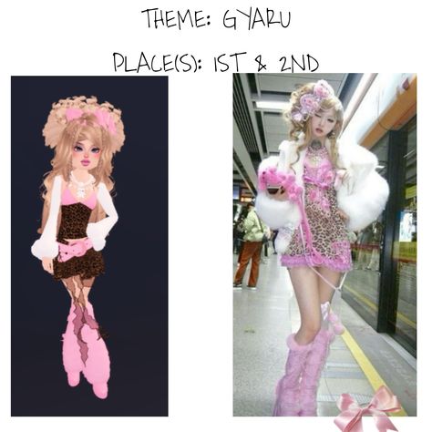 DTI dress to impress pink gyaru fav color pattern inspo gyaru outfit for dti Themes In Dress To Impress, Fav Color Dress To Impress, Dti Theme Gyaru, Gyaru Dress To Impress Outfit, Dress To Impress Patterns, Light Colors Dress To Impress, Pink Dress To Impress, Soft Gyaru, Patterns Dress To Impress