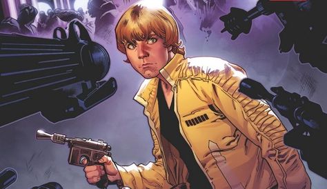 EXCLUSIVE Marvel Preview: Star Wars #8 Debuts New Series Artist Stuart Immonen http://comicbook.com/2015/08/13/exclusive-marvel-preview-star-wars-8-debuts-new-series-artist-st/ Luke Skywalker Comic, Starwars Theme, Normal Pfp, Cool Art Pieces, Last Starfighter, Comic Pfp, Decoupage Table, The Last Starfighter, Stuart Immonen