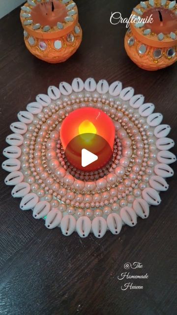 Diya Holder, Diwali Diya Decoration, Diya Decoration, Diwali Diya, Diwali Decoration, Cd Art, Diwali Decorations, Light Holder, Tea Light Holder