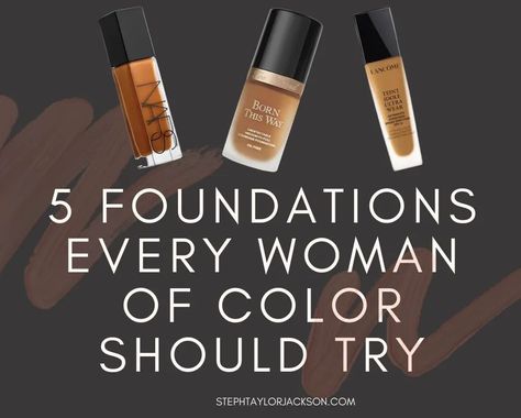 Best Make Up For Black Women, Best Foundation Black Women, Foundation For Dark Skin Tones, Best Foundation For Dark Skin, Best Makeup For Black Women, Dark Skin Concealer, Best Foundation For Black Women, Best Foundations For Aging Skin Over 50, Contour Black Women