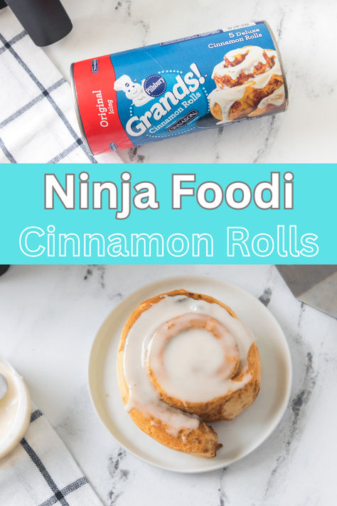 Whip up the ultimate Air Fryer Pillsbury Cinnamon Rolls in under 8 minutes! These delicious rolls come out perfectly soft and are a breeze to make in the Ninja Foodi. Air Fryer Cinnamon Rolls Pillsbury, Air Fryer Pillsbury, Cinnamon Rolls Pillsbury, Air Fryer Cinnamon Rolls, Healthy Bbq Recipes, Ninja Foodi Grill, Gooey Cinnamon Rolls, Pillsbury Cinnamon Rolls, Pillsbury Grands