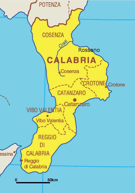 Map of the regions of Calabria, Italy. Italian Pride, Calabria Italy, Living In Italy, Sardinia Italy, Italy Map, Romantic Vacations, Travel Humor, Sicily Italy, Southern Italy