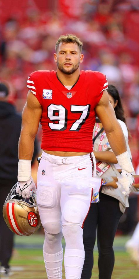 Nick Bosa NFL Wallpaper Discover more 49ers, American Football, NFL, Nick Bosa, San Francisco 49ers wallpaper. https://www.ixpap.com/nick-bosa-nfl-wallpaper-6/ Nick Bosa 49ers, Hot Football Players Nfl, Nick Bosa Wallpaper, Bosa 49ers, 49ers Wallpaper, Nfl Wallpaper, Nick Bosa, 49ers Players, Nfl Football 49ers