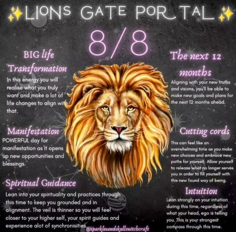 Lions Gate, New Opportunities, Life Changes, Portal, Gate, How To Plan