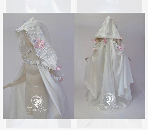 Fantasy Capes, Hooded Veil, Elven Cape, Firefly Path, Rp Ideas, Royal Clothing, Fairytale Fashion, Fantasy Inspiration, Character Outfits