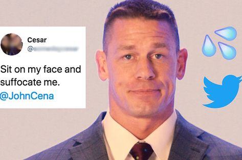 We Had John Cena Read Thirst Tweets About Himself And Now We're More Thirsty Than Ever Thirst Tweets, Fry An Egg, Tweets Funny, John Cena, An Egg, Buzzfeed, Then And Now, And Now, Egg