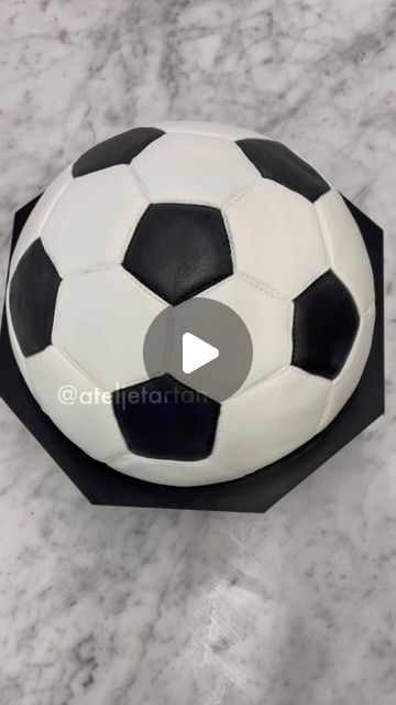 Atelje TÅRTAN on Instagram: "A classic soccer ball, but it is a cake ⚽️  Filled with dark chocolate and raspberry mousse and a whipped white chocolate truffle and covered with marzipan.  @ateljetartan  #pernillakamras #ateljetårtan #ateljetartan , , , , , #soccercake #sportscake #footballcake #fussballtorte #marzipancake #fotbollstårta #cakedecoratingvideos #sugarart #3dcake #sugarrush  #figurtårta #marsipantårta #sculptedcake #cakeart #cakedesign #caketutorial  @ateljetartan" Soccer Ball Cake, Marzipan Cake, Chocolate And Raspberry, Soccer Cake, White Chocolate Truffles, Pinata Cake, Raspberry Mousse, Football Cake, 3d Cake