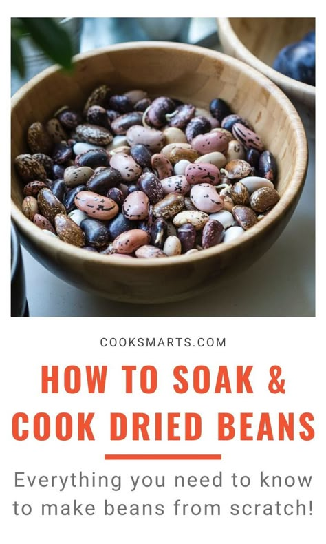 How To Prepare Dry Beans, Soaking Beans Overnight, How Long To Soak Beans, How To Cook Dry Beans, Dried Beans In Crockpot, Soaking Beans, Raw Beans, Soak Beans, Dry Beans Recipe