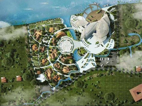 Resort Design Plan, Resort Plan, City Layout, Architecture Presentation Board, Eco Hotel, Hotel Concept, Landscape Sketch, Resort Design, Landscape Design Plans