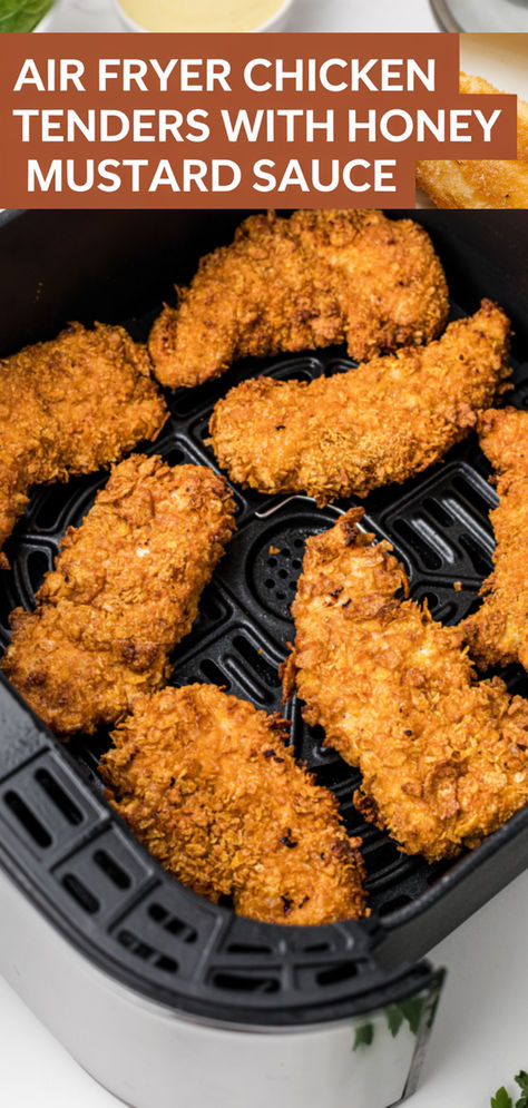 Easy Air Fryer Chicken Tenders offer a healthier alternative to traditional fried chicken while maintaining a tender, juicy interior and a crispy exterior. The panko breadcrumb coating adds an irresistible crunch, making them a delicious choice for any meal! Chicken Cheesesteak Recipe, Panko Chicken Tenders, Easy Chicken Tenders, Air Fried Chicken Tenders, Buttermilk Chicken Tenders, Honey Fried Chicken, Easy Air Fryer Chicken, Air Fryer Fried Chicken, Breaded Chicken Tenders