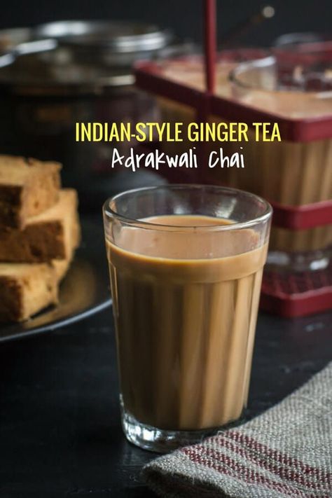 Learn how to make authentic Indian tea - With its bold flavor and simmering warmth, ginger tea is an alluring drink any time of the day. #ethniccuisine #indianfood #worldcuisine #ethniccuisine #indianfood #worldcuisine via @simmertoslimmer Indian Chai Tea Recipe, Indian Chai Tea, Ginger Tea Recipe, Indian Chai, Chai Tea Recipe, Jelly Shots, Pineapple Lemonade, Chai Recipe, Indian Tea