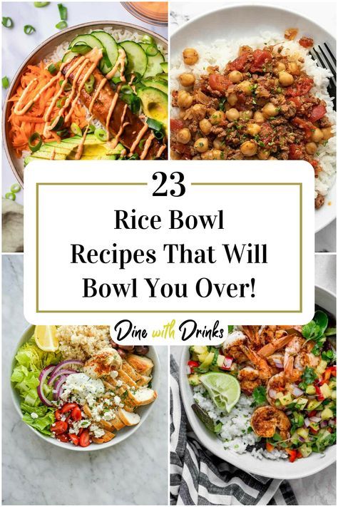 🍚🥣 Looking to add some flavor to your meals? Check out these mouthwatering rice bowl recipes that are perfect for any occasion! From savory to sweet, there's something for everyone. 🌶️🍤🥦 Let your taste buds go on a culinary adventure with these easy and delicious rice bowl ideas. Don't miss out! #RiceBowlRecipes #FlavorfulDelights #EasyMeals #FoodieFavorites Rice Power Bowl Recipe, Rice And Meat Bowls, Loaded Rice Bowls, Easy Weeknight Bowls, Rice Bowl Salad, Easy Dinner Recipes Rice Bowls, Summer Dinner Bowl Recipes, Rice Bowls Easy Dinners, Healthy Dinner Recipes Rice Bowl