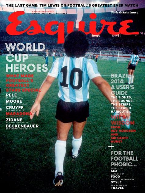 MediaSlut's #MagLove: "World Cup magazine covers starting to trend", 9 May 2014: Esquire UK, June 2014 — Diego Maradona. Esquire Cover, Sports Magazine Covers, Retro Pics, Esquire Uk, Magazine Cover Ideas, Sport Magazine, Newspaper Cover, Sports Magazine, Esquire Magazine