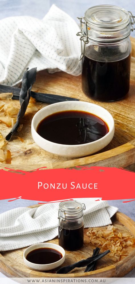 An easy Japanese sauce with soy and yuzu juice, perfect as a light dressing. Try out our Japanese recipe for Ponzu Sauce. Recipe by Asian Inspirations. #japanesesauce #japanesedressing #japanesesaucerecipe #ponzusauce #ponzusaucerecipe #japanesesoysacue #yuzujuice #japanserecipe #japanesecondements Recipe For Ponzu Sauce, Spicy Ponzu Sauce Recipe, Ponzu Sauce Dishes, Yuzu Kosho Sauce, Ponzu Sauce Recipe, Types Of Sushi Rolls, Unagi Sauce, Japanese Sauce, Grilled Lamb Chops