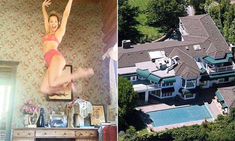 Kate Hudson's home is, in fact, the home she grew up in. The mum-of-three bought it... Kate Hudson House, Hudson Homes, Kurt Russell, Goldie Hawn, Kate Hudson, Dream Decor, Outdoor Oasis, Interior Design Trends, A House