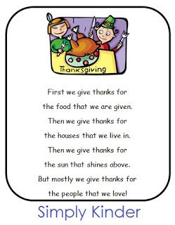 Poem For Kids, Preschool Poems, Thanksgiving Poems, Thanksgiving Songs, Thanksgiving Lessons, Thanksgiving Kindergarten, Thanksgiving School, Thanksgiving Prayer, Thanksgiving Preschool