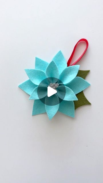 Resa Curbo Creative on Instagram: "Day 6: Adding felt flowers to ornaments. Today the felt flower is the ornament. 😆 I just added the holly leaf to the poinsettia flower digital download on my website. If you already bought it, your original purchase link will be updated with the patterns to download. 

#feltflowerornament #feltpoinsettia #fauxpoinsettia #poinsettiadecor" Felt Pointsetta Diy, Felt Poinsettia Pattern, Ponsietta Flowers Felt, Ponsietta Flowers Template, Pointsetta Felt Flower, Poinsettia Decor, Felt Flowers Diy, Poinsettia Flower, Flower Ornaments