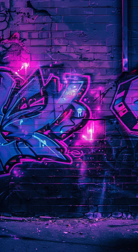 Disco Aesthetic Background, Cyberpunk Grafitti, 80s Neon Aesthetic, Neon Purple Background, Neon City Aesthetic, Arcadecore Aesthetic, Neon Aesthetic Wallpaper, Techno Wallpaper, Cyberpunk Graffiti