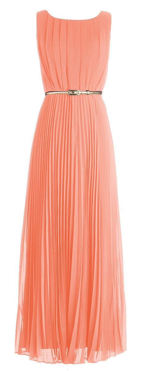 Top Best 90s chola fashion For women 2023 Sukienki Maksi, Peach Dress, Mode Casual, Pleated Maxi, Stylus, Fashion Sense, Chiffon Dress, Look Fashion, Pretty Dresses