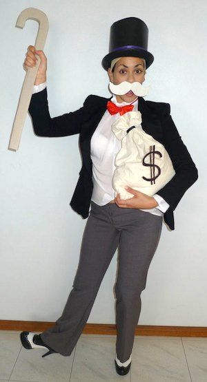 Mock Millionaire - TV Tropes Monopoly Trunk Or Treat Ideas, Monopoly Costume, Easy Halloween Costumes For Women, Monopoly Man, New Halloween Costumes, Diy Costumes Women, Cheap Halloween Costumes, Halloween Idea, Diy Halloween Costumes For Women