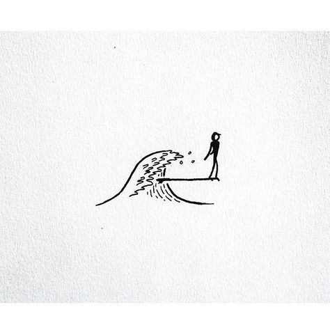 S A T U R Ý A Ý |  cute doodles by @david_rollyn  happy long weekend lovers!! x Surf Drawing, Surf Tattoo, Minimalist Drawing, Doodle Sketch, Surf Art, Cebu, Simple Art, 로고 �디자인, Doodle Art