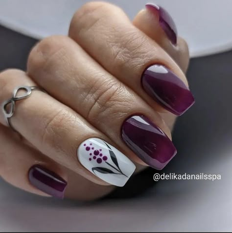 Fingernails Painted, Cute Nail Colors, Butterfly Nail Designs, Summer Nail Ideas, Purple Nail Art, Simple Fall Nails, Hello Nails, Fall Nail Art Designs, Summer Toe Nails