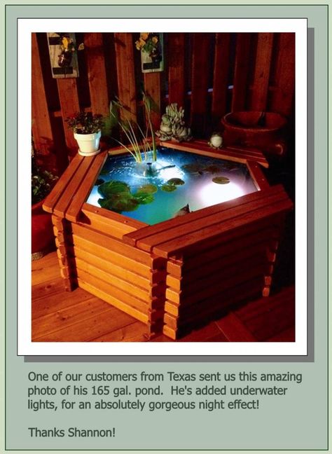 Above Ground Pond Kits - Easy Setup Indoor Koi Pond, Above Ground Pond, Pond Heater, Indoor Pond, Pond Kits, Goldfish Pond, Outdoor Ponds, Koi Ponds, Diy Pond