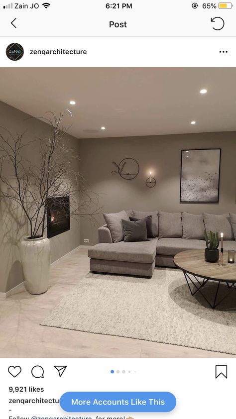 Beige And Grey Living Room, Living Room Inspiration Grey, Grey Sofa Living Room, Budget Living, Minimal Living Room, Classy Living Room, Beige Living Rooms, Luxury Living Room Design, Living Room Design Decor