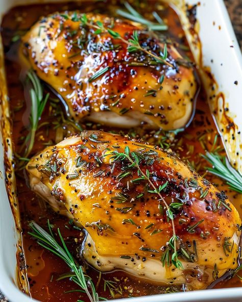 Enjoy a touch of gourmet at home with our Savory-Sweet Rosemary Infused Honey Mustard Chicken! Perfectly balanced flavors for a satisfying meal. Visit website for full recipe at https://northeastnosh.com/f/honey-mustard-rosemary-chicken #northeastnosh #honeychicken #mustardchicken #rosemarychicken #easydinners #weeknightmeals #chickenrecipes #savorysweet #glutenfreeoptions #healthydinner #foodie #delicious #tasty #homecooking #familymeal #dinnerideas Rosemary Chicken Breast, Arugula Pasta, Oven Meals, Spring Pasta, Infused Honey, Simple Family Meals, Main Entrees, Chicken Easy, Honey Mustard Chicken