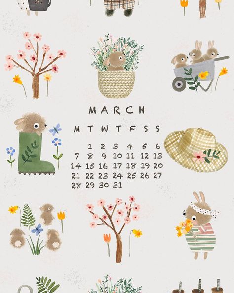 March Wallpapers, Hello March, Little Doodles, Morning Everyone, Good Morning Everyone, Baby Art, Book Art Drawings, Painting For Kids, Cute Illustration