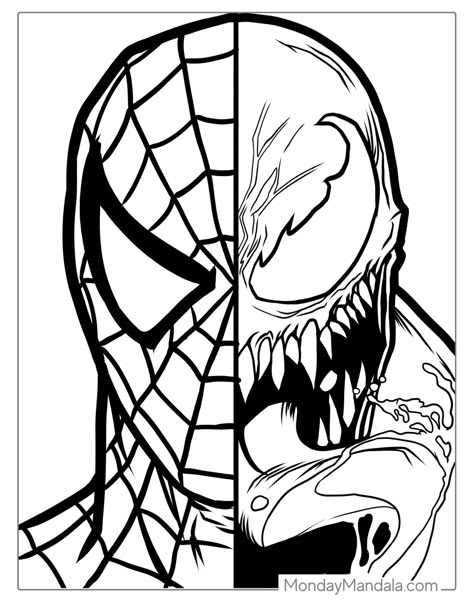 Spiderman Colouring In, Spider Man Colouring Sheets, Spider Man Colouring Pages, Printable Spiderman Coloring Pages, Colouring Pages Spiderman, Venom Coloring Pages Free Printable, Spiderman Coloring Sheet, Superhero Coloring Sheets, Free Spiderman Printables