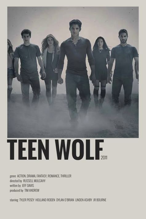 Teen Wolf Poster, Teen Wolf Movie, Poster Polaroid, Polaroid Movie Poster, Teen Wolf Seasons, Iconic Movie Posters, Series Poster, Film Posters Minimalist, Teen Wolf Cast