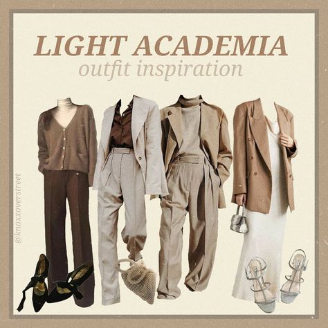 Light Academia Clothing, Cosy Clothes, Light Academia Outfit, Green Academia, Academia Aesthetic Outfit, Academia Clothing, Dark Academia Outfit, Dark Academia Outfits, Types Of Clothes